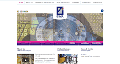 Desktop Screenshot of esmagroup.com